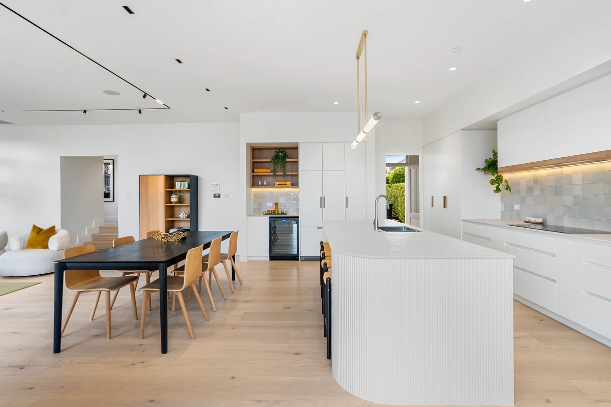 Ngapawa open plan kitchen and dining